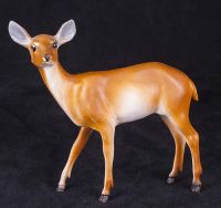 Deer Doe Plastic Model Toy Figure Vtg Hong Kong